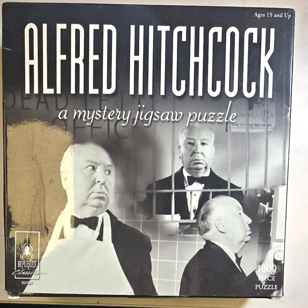 University Games Alfred Hitchcock A Mystery Jigsaw Puzzle No 33106